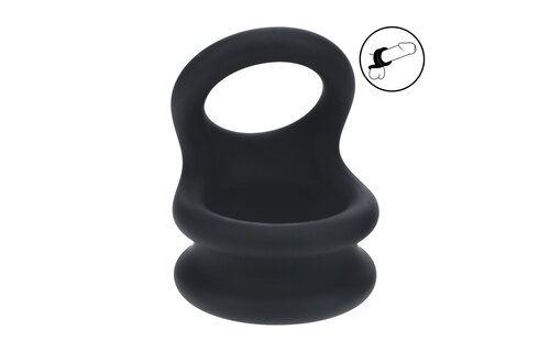 Wide Double O Cockring L