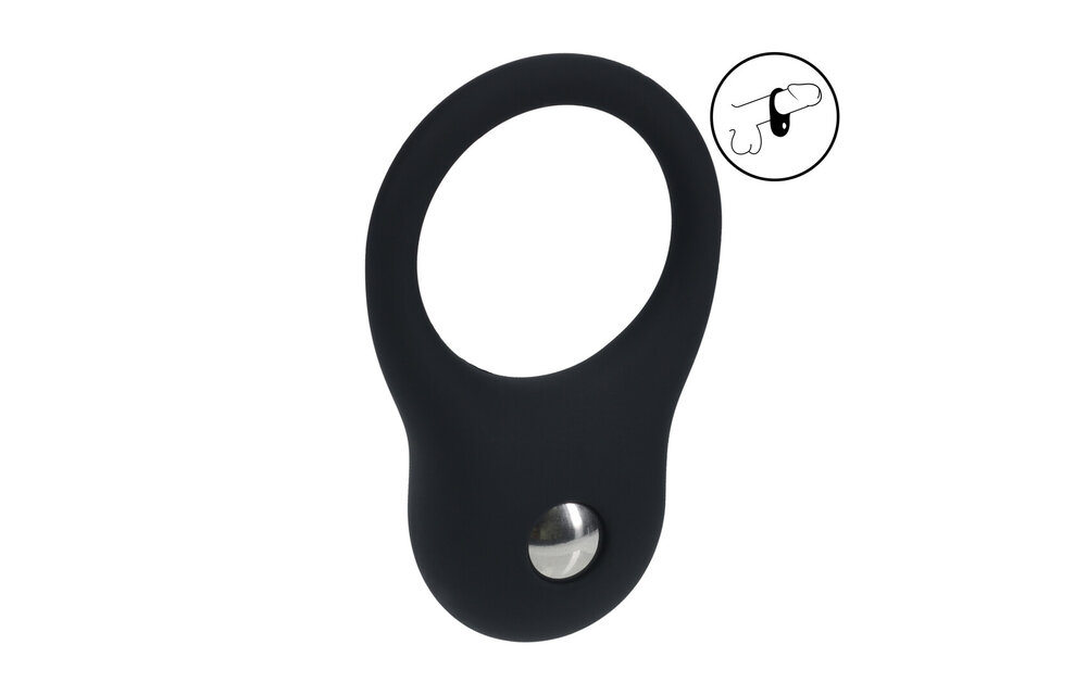 Silicone Training Cock Ring S Black - Intense & Comfortable