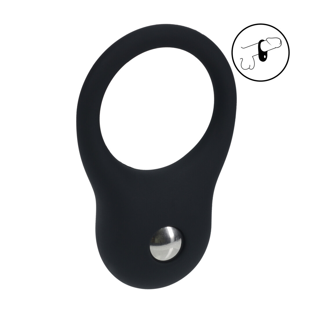 Silicone Training Cock Ring S Black - Intense & Comfortable