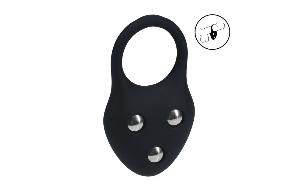 Silicone Training Cock Ring L Black – Strong & Comfortable