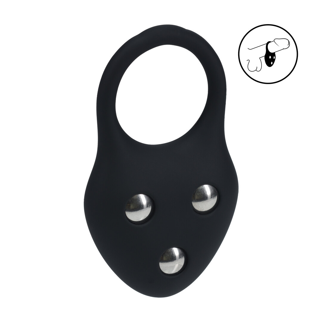 Silicone Training Cock Ring L Black – Strong & Comfortable