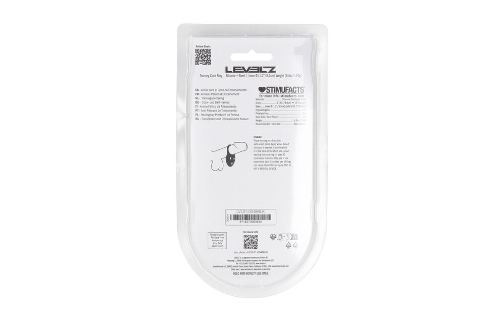 Silicone Training Cock Ring L Black – Strong & Comfortable