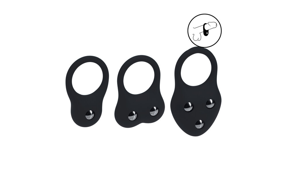 Trainings-Cockring 3er-Set S/M/L