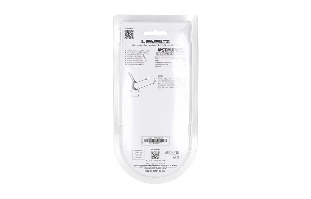 Breiter, verstellbarer Silikon-Lasso-Cockring – Komfort & Passform