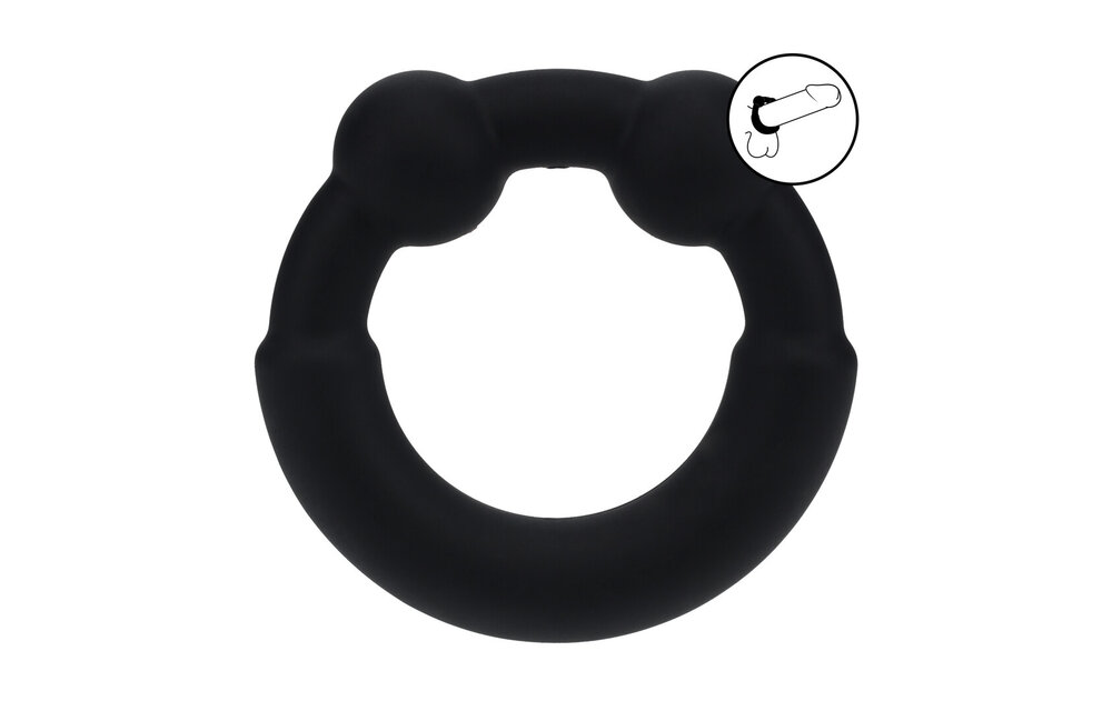 Metal and Silicone Cockring