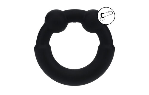 Metal and Silicone Cockring