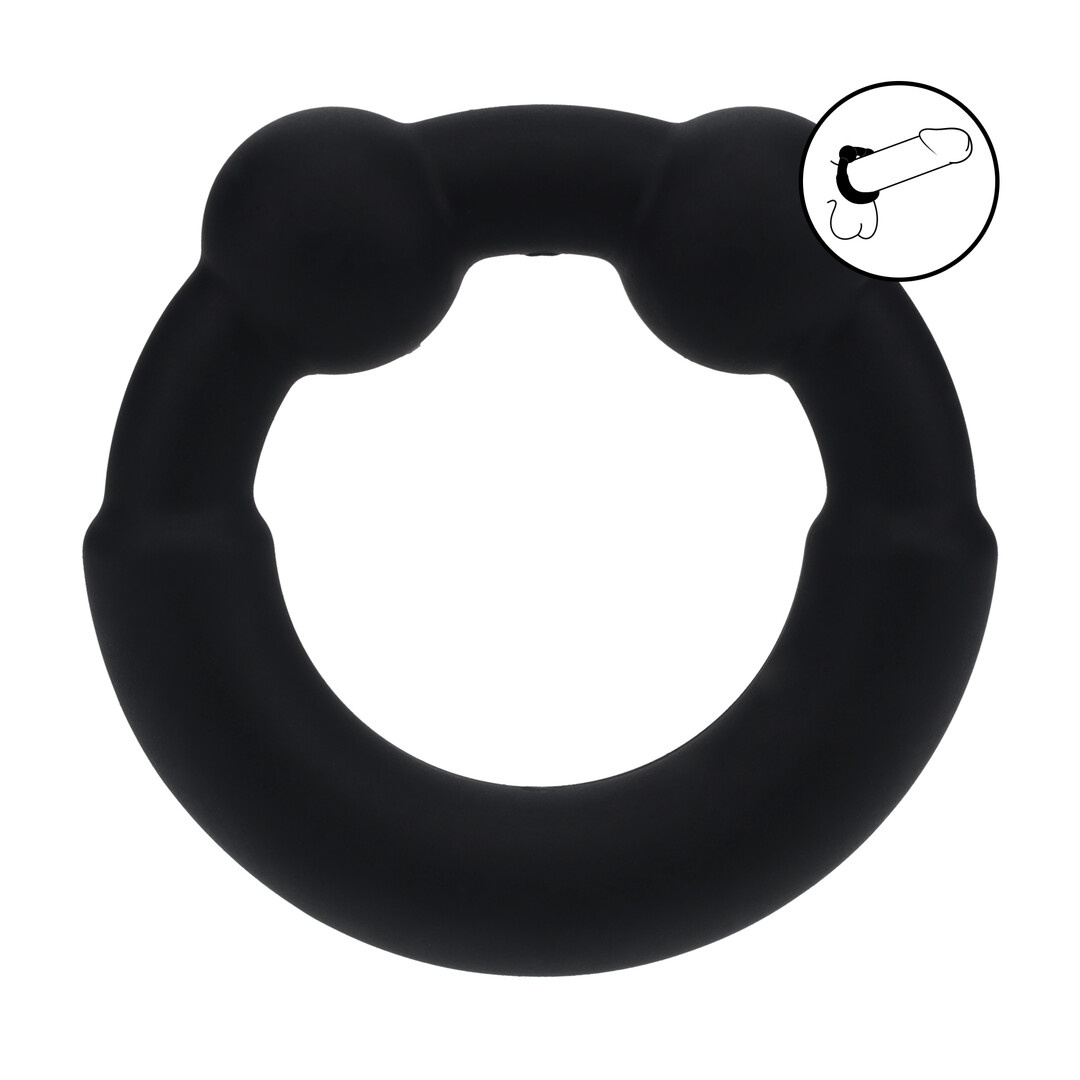 Metal and Silicone Cockring