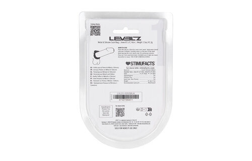 Metall- und Silikon-Cockring Schwarz – Intensives Vergnügen | Levelz