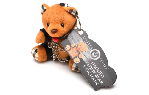 Whipped Teddy Bear Keyring Brown – Tough & Funny