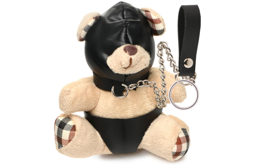 Hooded Teddy Bear Sleutelhanger - Tan