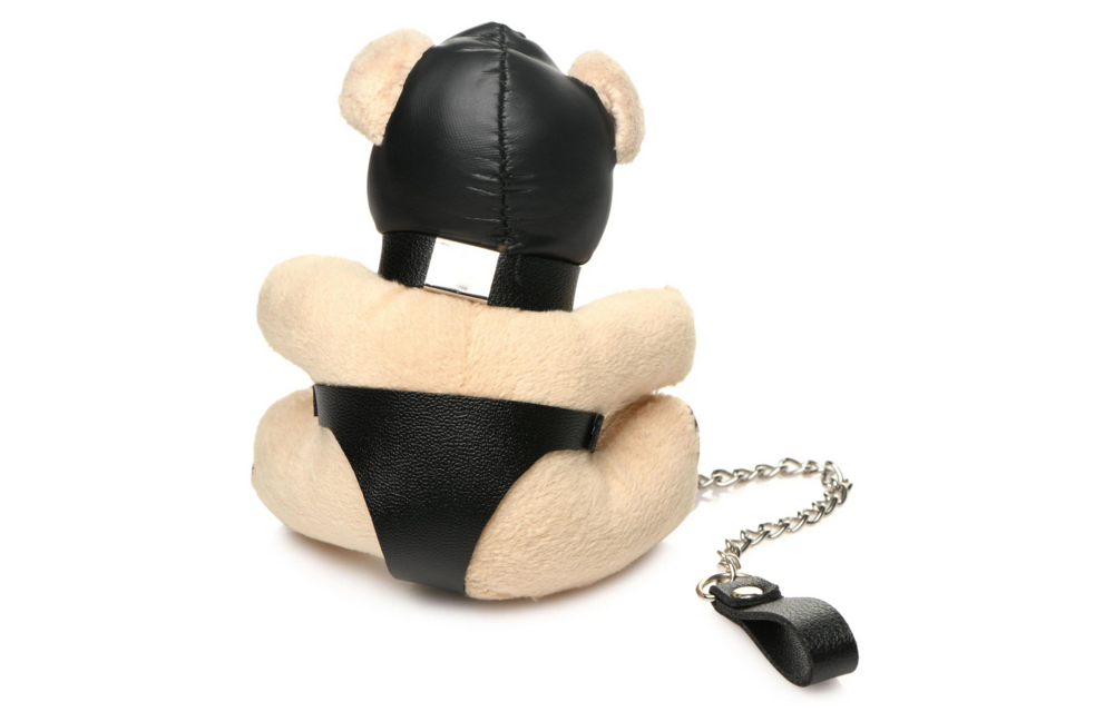 Teddybeer met Capuchon Sleutelhanger - Uniek Cadeau Tan