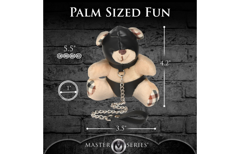 Teddybär mit Kapuze Schlüsselanhänger – Einzigartiges Geschenk Tan