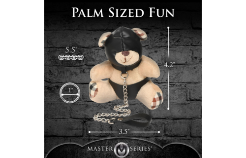 Kapuzenshirt Teddy Bär Schlüsselanhänger - Tan