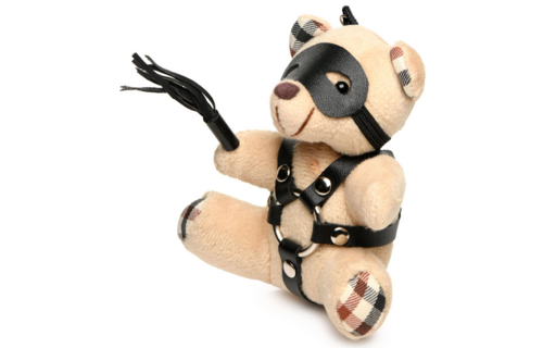 BDSM Teddy Bear Sleutelhanger - Tan