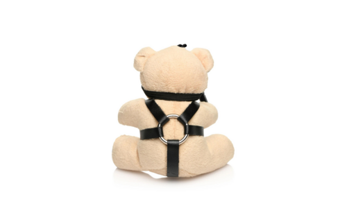 BDSM Teddybeer Sleutelhanger Tan – Schattig & Kinky Gift