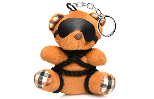 Rope Teddy Bear Keychain - Brown