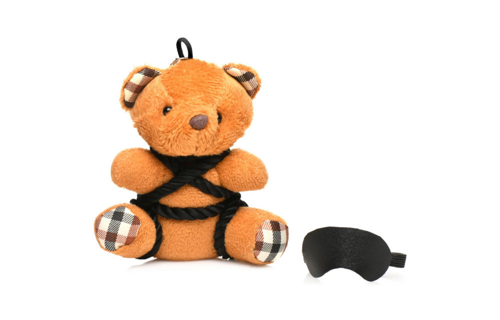 Seil Teddybär Schlüsselanhänger - Braun
