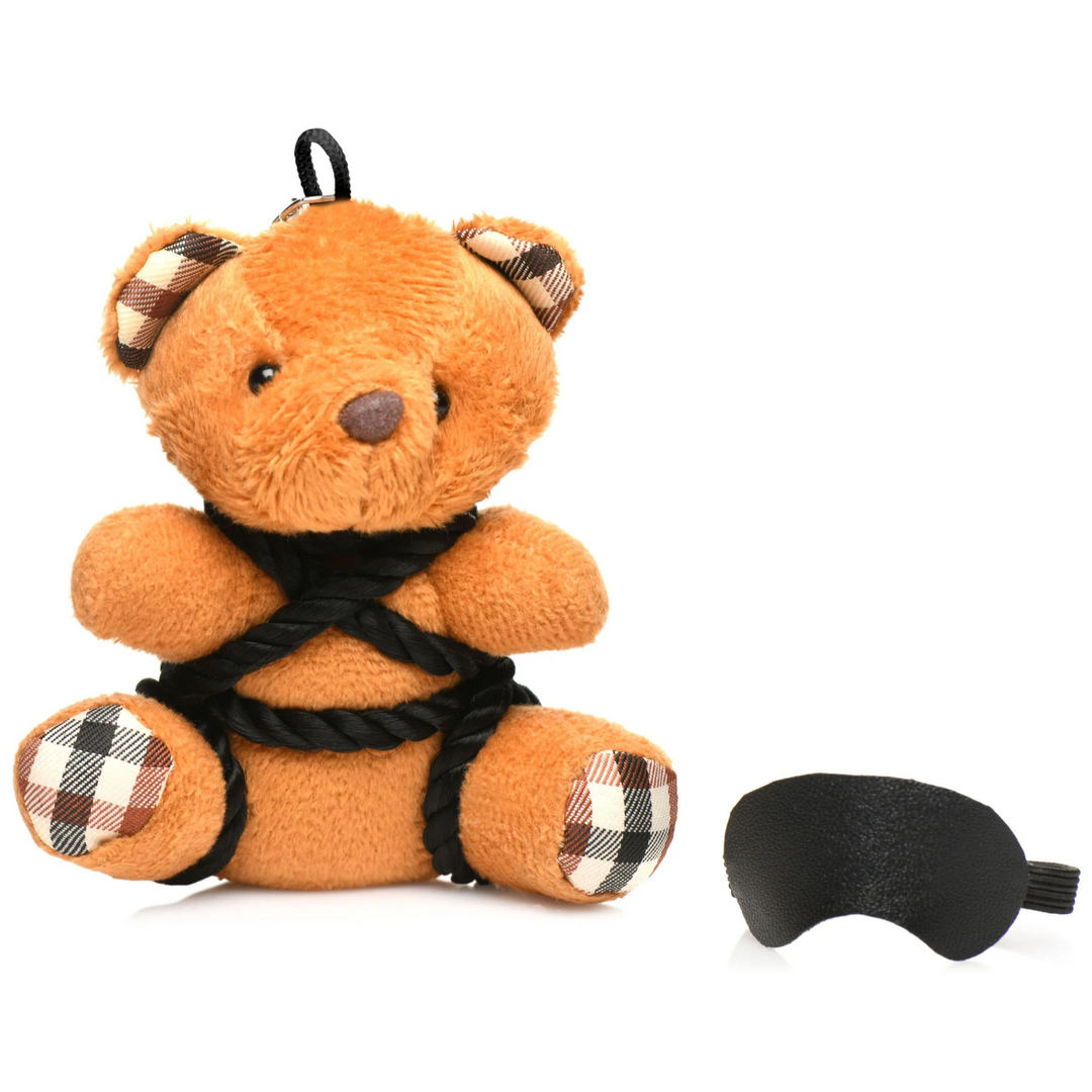 Rope Teddy Bear Keyring Brown – Unique & Cute Accessory