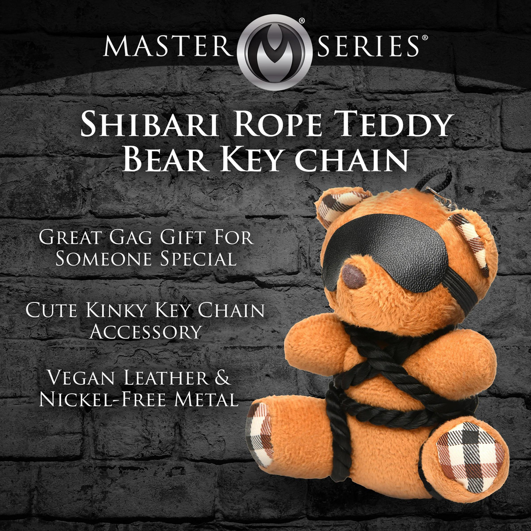 Rope Teddy Bear Keyring Brown – Unique & Cute Accessory