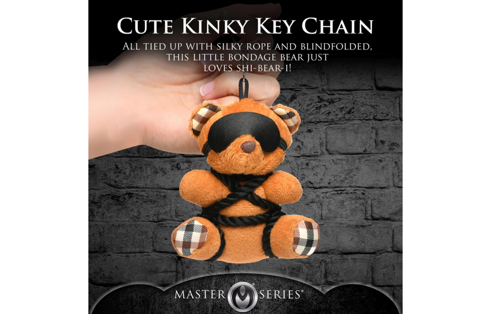 Rope Teddy Bear Keyring Brown – Unique & Cute Accessory