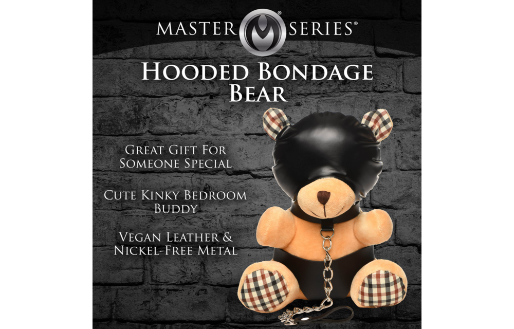 Hooded Bondage Bear – Funny & Cuddly Gift!