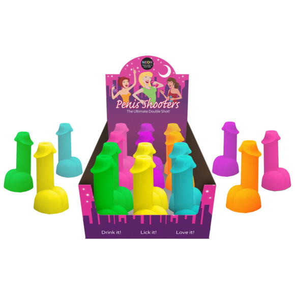 Neon Penis Shooter 12-pack | Kleurrijke Party Shots & Fun