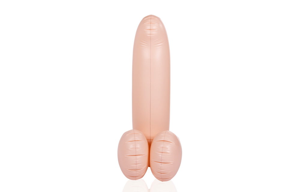 Aufblasbarer Penis 80 cm Hautfarben – Riesiger Partyspaß