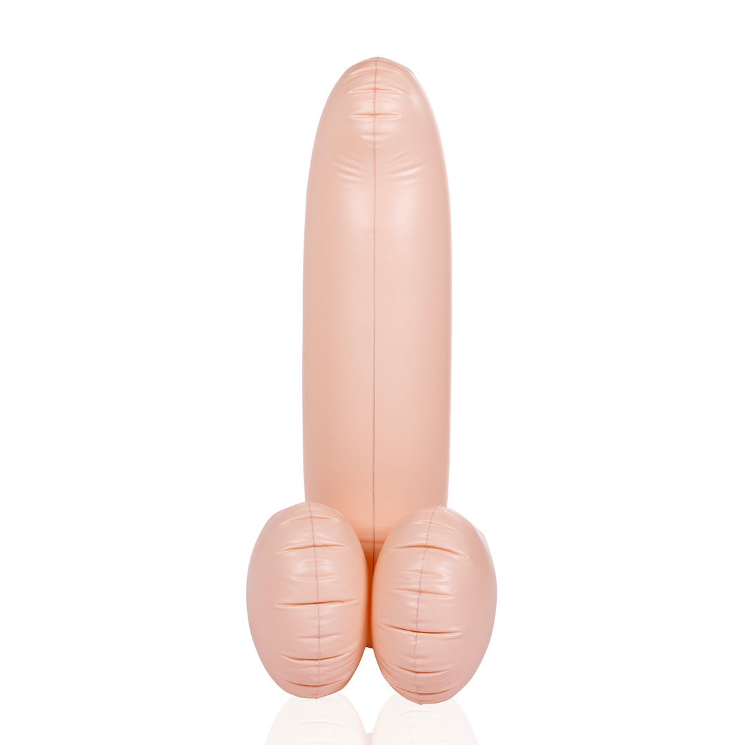Aufblasbarer Penis 80 cm Hautfarben – Riesiger Partyspaß