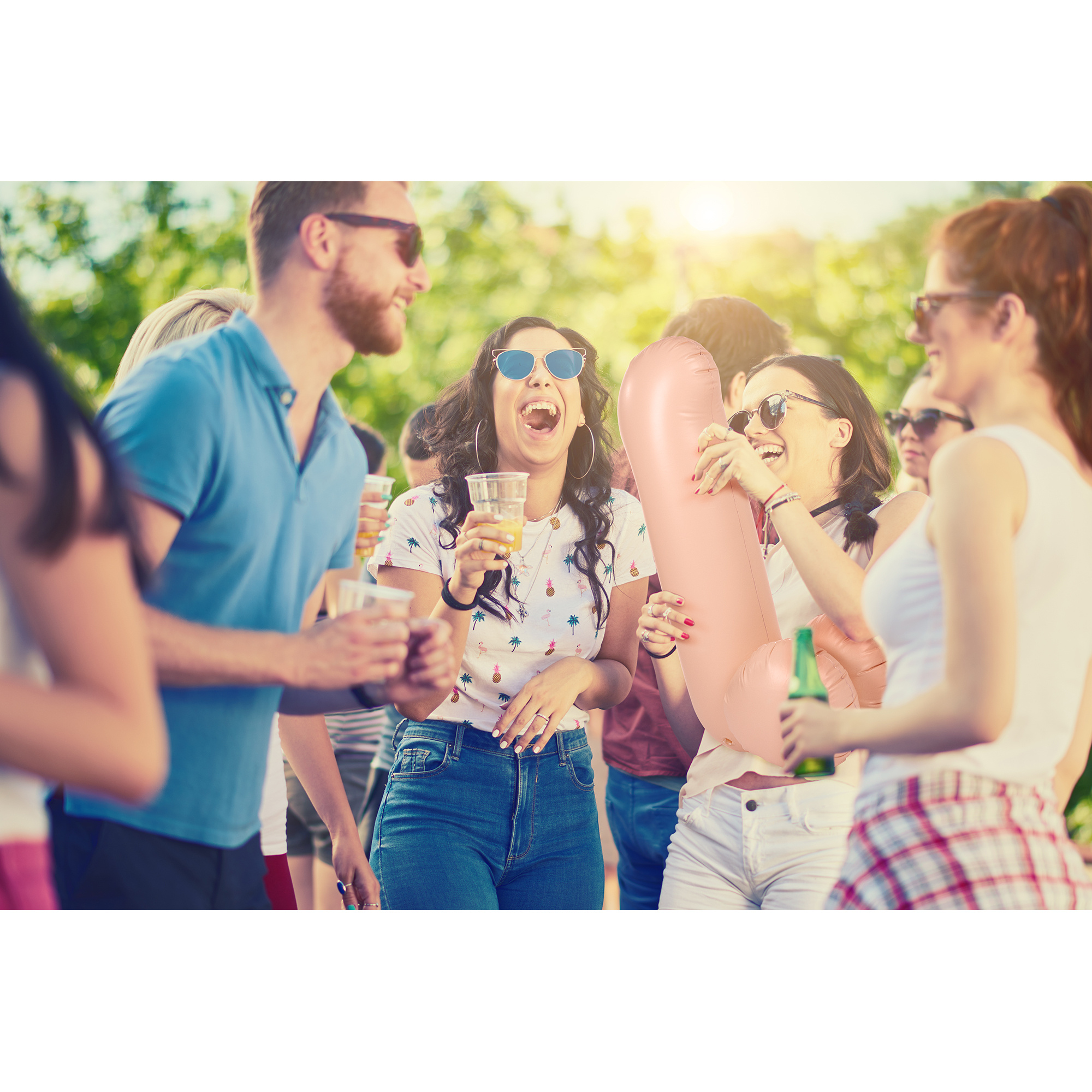 Inflatable Penis 80 cm Flesh Colour - Gigantic Party Fun