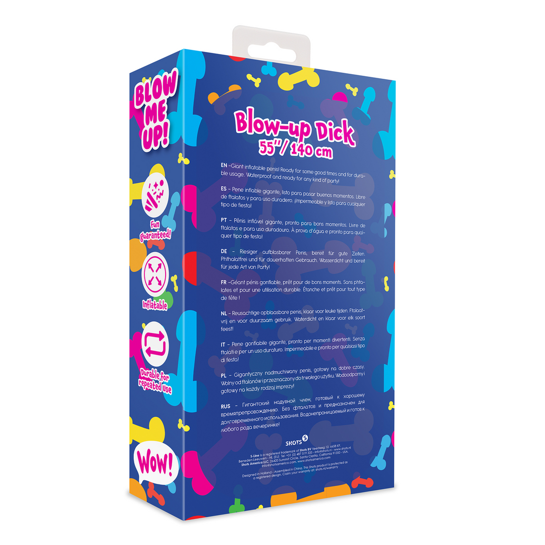 Inflatable Dildo 140 cm - Giant & Flesh-Coloured