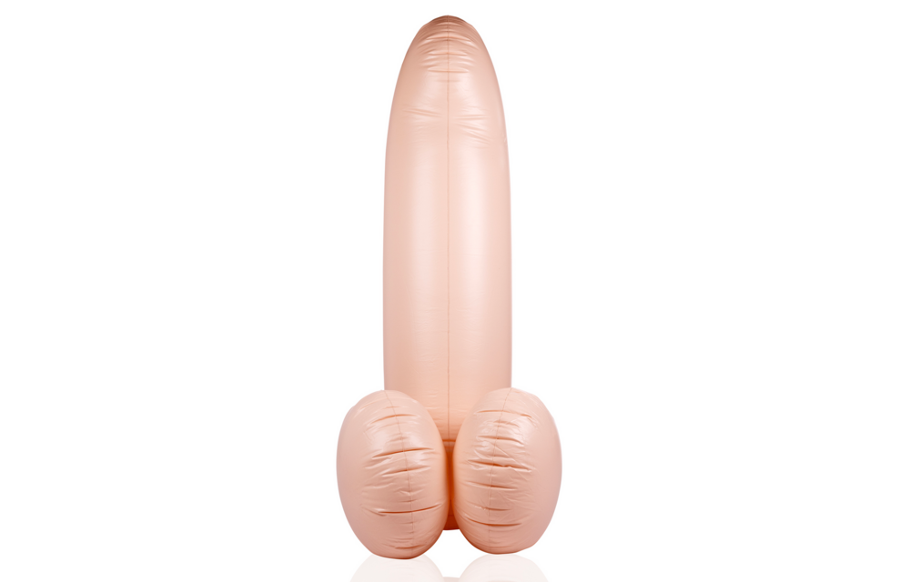 Opblaasbare Dildo 140 cm - Gigantisch & Vleeskleurig