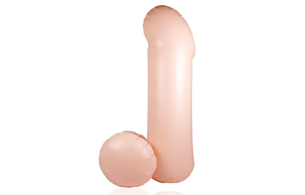 Opblaasbare Dildo 140 cm - Gigantisch & Vleeskleurig