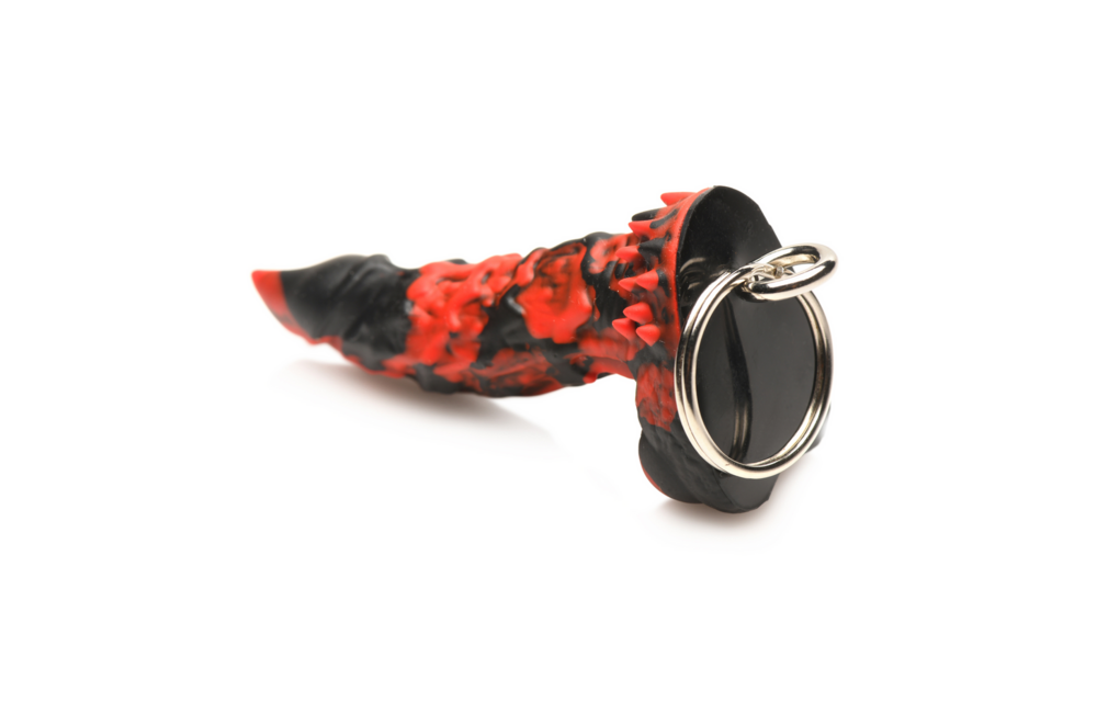 Vuur Demon Sleutelhanger – Mythieke Fantasy Charme & Stijl