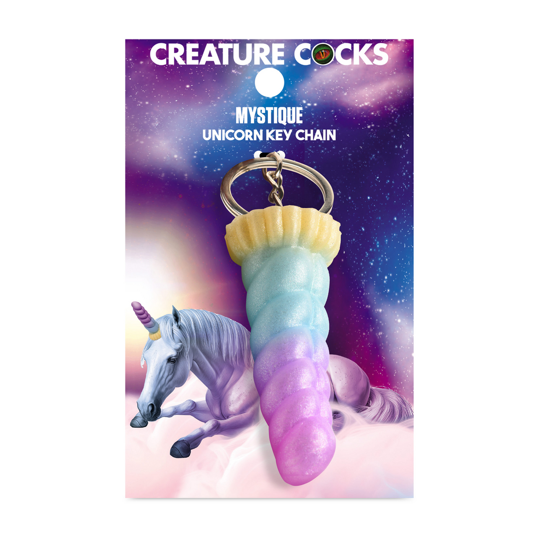 Mystique Unicorn Sleutelhanger | Unieke Pastel Eenhoorn
