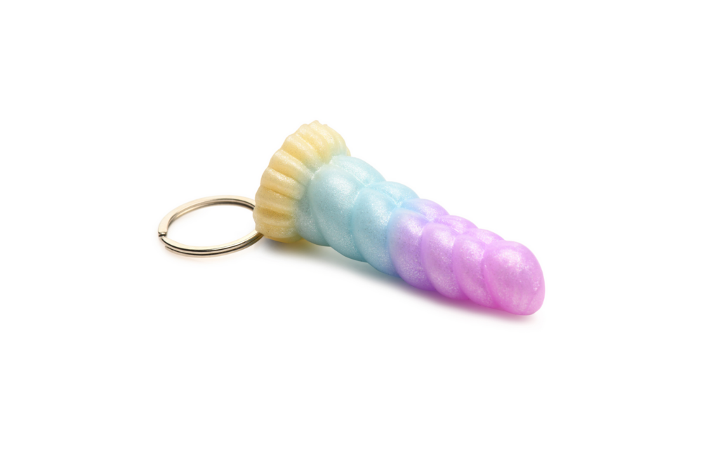 Mystique Unicorn Schlüsselanhänger | Einzigartiges Pastell-Einhorn