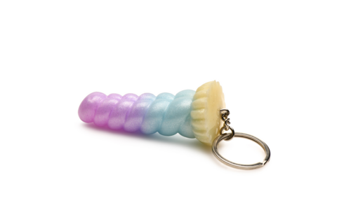 Mystique Unicorn Sleutelhanger | Unieke Pastel Eenhoorn