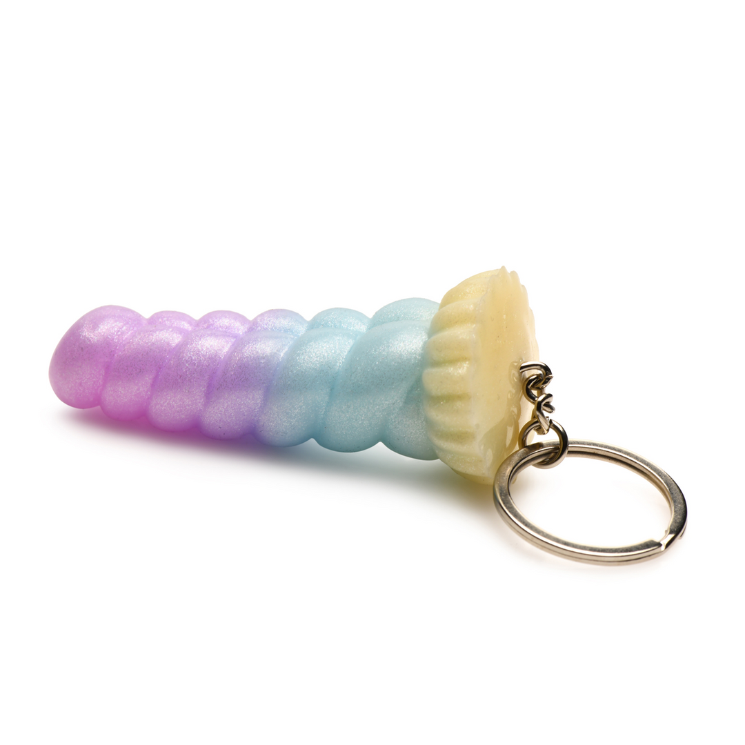 Mystique Unicorn Schlüsselanhänger | Einzigartiges Pastell-Einhorn