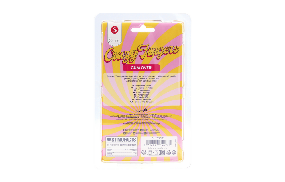 Cum Over – Fleisch: Lustiger & aufregender Fingerdildo als Geschenk