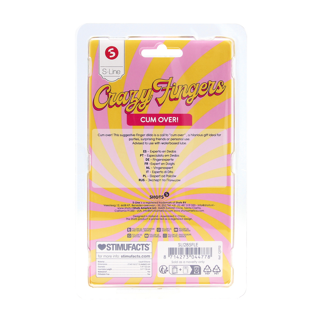 Cum Over – Fleisch: Lustiger & aufregender Fingerdildo als Geschenk