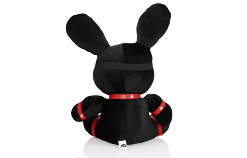 Rabbit Bondage - Velvet - Groß - Schwarz
