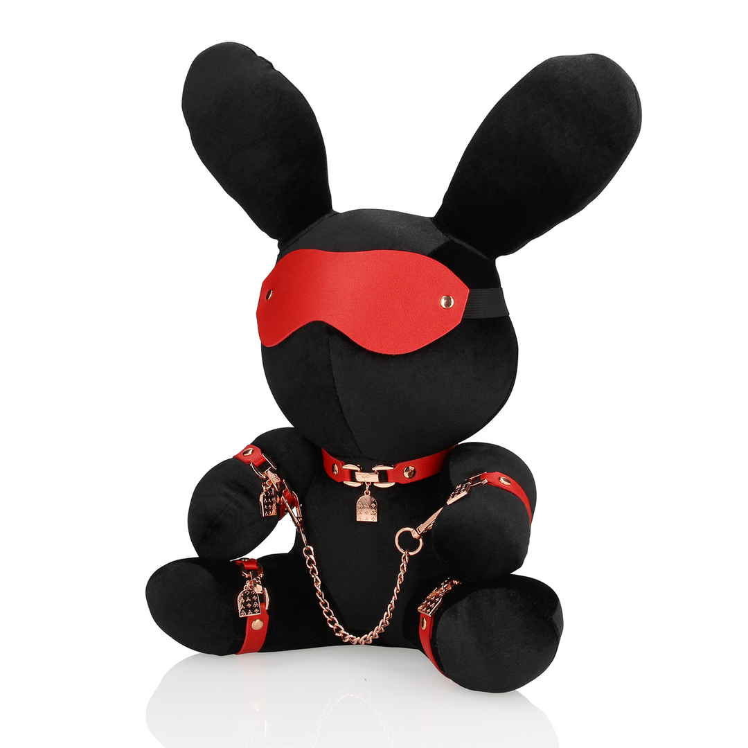 Rabbit Bondage - Velvet - Groß - Schwarz