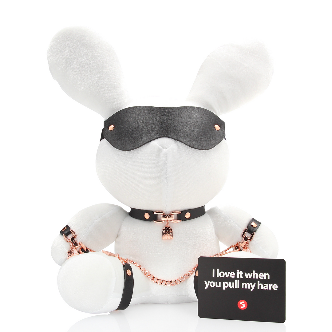 Rabbit Bondage - Velvet - Large - White
