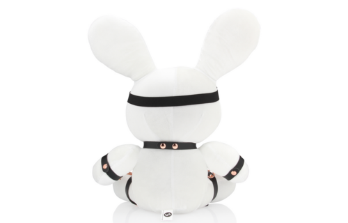 Rabbit Bondage - Velvet - Large - White