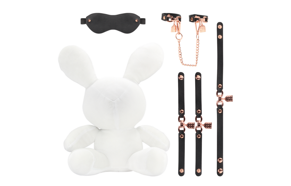 Rabbit Bondage - Velvet - Large - White