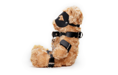 Crushito - Bondage Teddybär - 31 cm - Schwarz