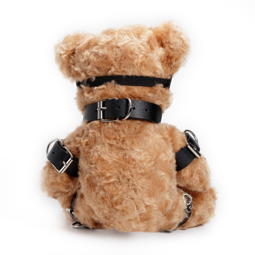 Crushito - Bondage Teddybär - 31 cm - Schwarz