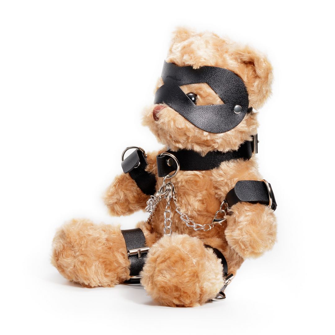 Crushito - Bondage Teddybeer - 31 cm - Zwart