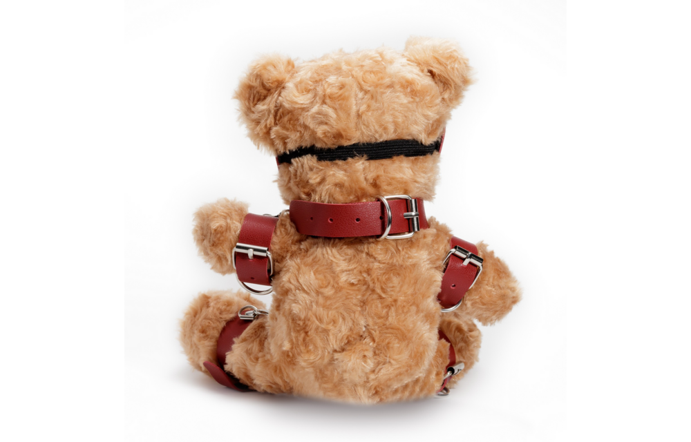 Crushito Bondage Teddybär Rot 31 cm – Niedlich & Frech