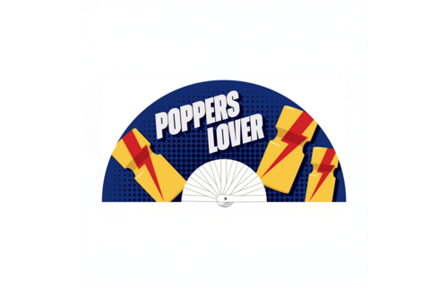 Poppers Lover Ventilator 64 cm Blau/Gelb – Frisch & Robust