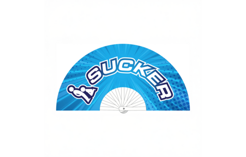 Sucker Ventilator 64 cm Blauw – Stijlvol & Verkoelend